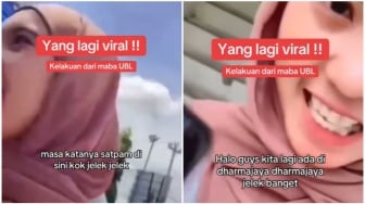 Ini Cewek yang Bilang Satpam Jelek dan Hina Pemotor, Endingnya Diarak Mahasiswa