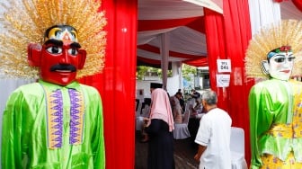 Angkat Tema Betawi, Begini Suasana TPS 046 Tempat Pramono Mencoblos di Pilkada