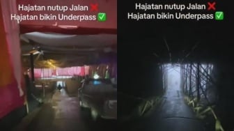 Viral Pengantin Boyolali Bikin Underpass Demi Nikah di Tengah Jalan, Warganet: Hanya Orang Berkuasa...