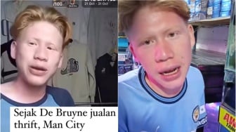 Viral Pria Mirip De Bruyne Jualan di TikTok, Netizen: Pantas City Kalah Mulu