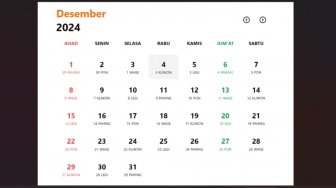 Kalender Jawa Weton Desember 2024 Lengkap, Cek Hari Baikmu di Sini