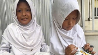 Belajar Sambil Berjualan, Kisah Mia Ingin Jadi Juara Matematika Agar Dapat Hadiah dan Bisa Bantu Ibunya