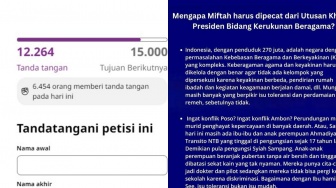 Ramai Petisi Pencopotan Miftah Maulana dari Utusan Khusus Presiden: 12 Ribu Orang Tanda Tangan