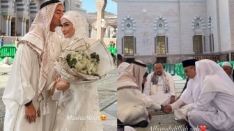 Zumi Zola dan Putri Zulhas Resmi Menikah di Madinah