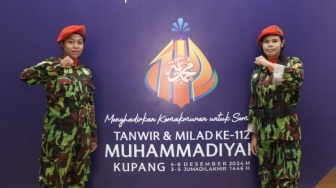 Sosok Afra Asmici, KOKAM Perempuan Beragama Katolik Pengaman Tanwir Muhammadiyah di Kupang: Toleransi Tak Sebatas Slogan