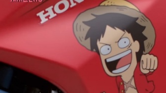 Gomu Gomu no... BeAT! Honda dan One Piece Bikin Skutik Impian Para Nakama