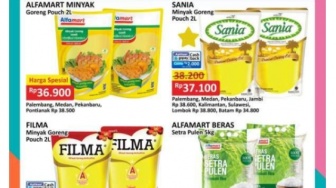 Promo Alfamart Minyak Goreng Hari Ini, Sania dan Filma Harga Miring