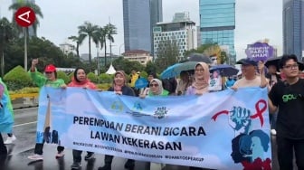 Hak Perempuan Korban Kekerasan Jadi Prioritas, Menteri PPPA Kampanye di CFD