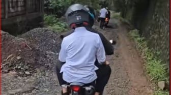 Aksi Sederhana Gibran Bonceng Motor Trail ke Lokasi Banjir Bandang Sukabumi, Banjir Pujian