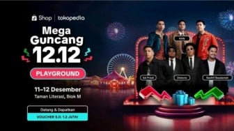 Hadirkan Banyak Promo dan Musisi Ternama, ShopTokopedia Gelar Mega Guncang 12.12 Playground di Taman Literasi Blok M