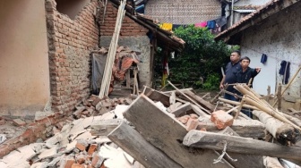 BPBD Garut Siap Bantu Perbaiki Puluhan Rumah Rusak Akibat Gempa