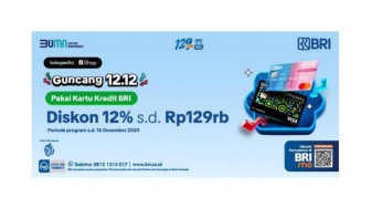 Jangan Lewatkan Mega Sale 12.12 BRI x Tokopedia! Ada Promo-Diskon Menarik