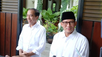 Tiba-tiba Sowan ke Rumah Jokowi, Sandiaga Bahas Partai Perorangan: Itu Sebuah Inovasi
