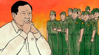 Prabowo Ganti 300 Jenderal TNI, The Rising Star Militer Era Jokowi Terpental