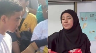 Momen Clara Shinta Bagi-bagi Susu Dibandingkan dengan Wapres Gibran: Duit Pribadi vs Nama Sendiri