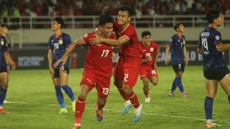 Garuda Tertahan! Foto-foto Laga Sengit Timnas Indonesia vs Laos di Stadion Manahan