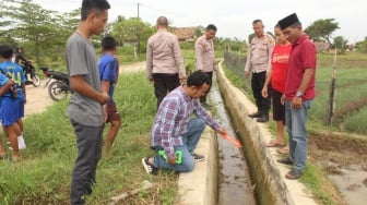 Buruh Tani Ditemukan Tak Bernyawa di Saluran Irigasi Pringsewu