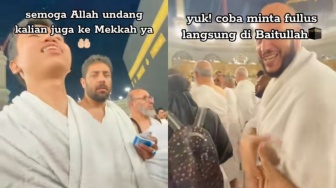 Viral Jemaah Umrah Minta "Fulus" di Depan Ka'bah, yang Terjadi Malah Bikin Salah Paham!