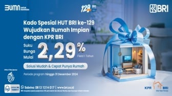 KPR BRI HUT ke-129: Super Ringan, Angsuran Terjangkau