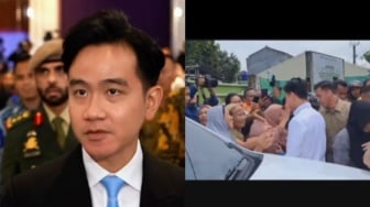 Momen Wapres Gibran Dikerubungi Ibu-Ibu, Harus Ikhlas Pipi Kena Colek