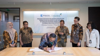 Krakatau Tirta Industri dan Griya Idola Bangun Infrastruktur Air Bersih di Patimban