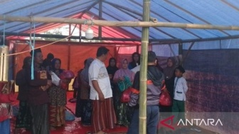 Pergerakan Tanah Masih Terjadi, Ratusan Warga di Kecamatan Takokak Kembali Tempati Tenda Darurat