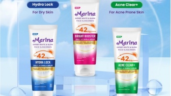 3 Varian Sunscreen dari Marina untuk Kulit Kering dan Berjerawat, Rp30 Ribu