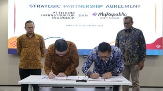 PT Telkom Infrastruktur Indonesia - MyRepublic Jalin Kerja Sama Strategis Hadirkan Akses Internet Berkualitas Indonesia