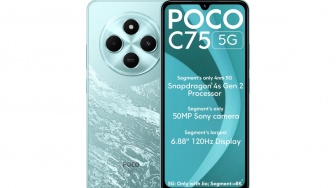 Poco C75 5G Resmi, HP Murah dengan Snapdragon 4s Gen 2 Harga Sejutaan