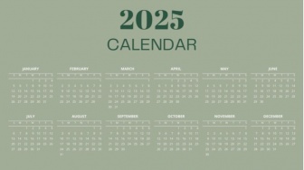 Kalender 2025 Lengkap dengan Pasaran Jawa, Ini Jadwal Jumat Legi