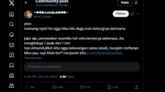 Viral Istri Bersyukur Gaji Suami Rp1 Juta Meski Anak 7, Plot Twist-nya Jadi Trending