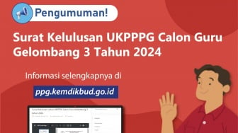 Link Resmi! Cek Pengumuman PPG Piloting Tahap 3 Hari Ini