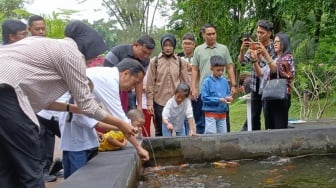 Potret Jokowi Momong Semua Cucu Liburan di Solo Safari: Mumpung Pas Liburnya Bareng, Kalau Anak Masih Kerja