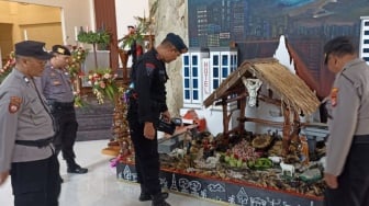 Jelang Perayaan Natal, Polda DIY Lakukan Sterilisasi Lima Gereja di Bantul