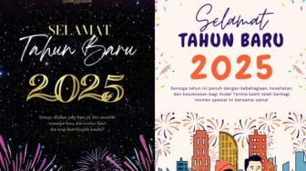 Sambut 2025 dengan Meriah! Download Gratis 40 Poster Ucapan Tahun Baru di Sini