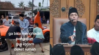 Mentereng! Momen Gus Iqdam Datang Pakai Lamborghini Saat Pengajian di Jepara Tuai Sorotan: Duitnya Darimana Ya?