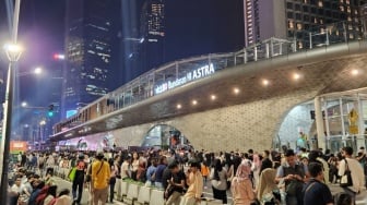 Dari Monas Hingga Bundaran HI, Car Free Night Jakarta Penuh Warna Warni Tahun Baru