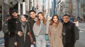 Liburan ke Jepang, Sikap Thariq Halilintar dan Aurel Hermansyah ke Aaliyah Massaid Bikin Curiga: Lagi Hamil?