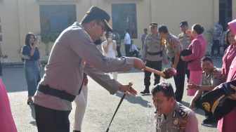 28 Polisi Naik Pangkat, Ini Pesan Kapolres Labusel