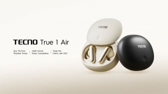 Tecno True 1 Air dan Tecno Buds 4 Meluncur, TWS Murah Harga Mulai Rp 100 Ribuan