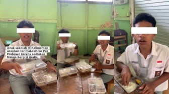 Aksi Kocak Anak SMA di Kalimantan yang Berterimakasih karena Makan Bergizi Gratis: Saya Gak Bersangu