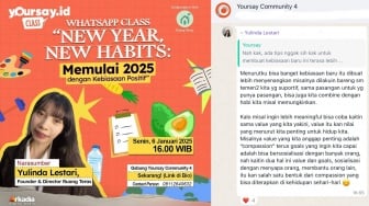 Ajak Komunitas Terapkan Kebiasaan Positif, Yoursay Adakan Kelas New Year, New Habbit