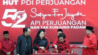 Puan Tak Tahu Kenapa Bambang Pacul Tak Nongol di Acara HUT ke-52 PDIP, Kemana?