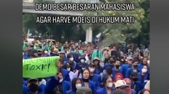 Cek Fakta: Mahasiswa Gelar Demo Tuntut Harvey Moeis Dihukum Mati