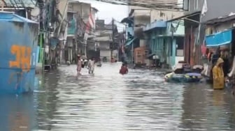 BPBD Jakarta: Tiga RT di Pluit Terendam Banjir Rob hingga 50 cm