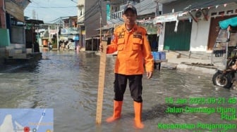 BPBD Jakarta: Sejumlah Lokasi di Jakarta Utara Masih Terdampak Banjir Rob