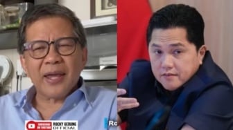 Rocky Gerung Keras Pertanyakan Gelar Doktor Erick Thohir, Netizen Singgung Soal Ijazah Palsu: Waduh..