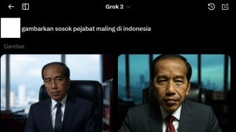 Kontroversi Grok: Pencarian "Pejabat Maling" di X Hasilkan Foto Jokowi