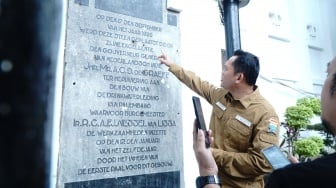 Prasasti Belanda Ditemukan di Kantor Wali Kota Palembang, Ungkap Sejarah 96 Tahun Silam