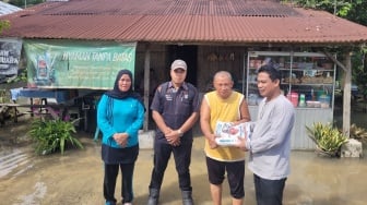 PT SMA Salurkan Bantuan untuk Warga di Batu Bara yang  Terdampak Banjir